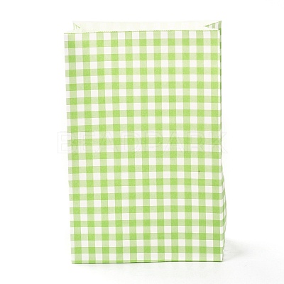 Rectangle with Tartan Pattern Paper Bags CARB-Z001-01C-1