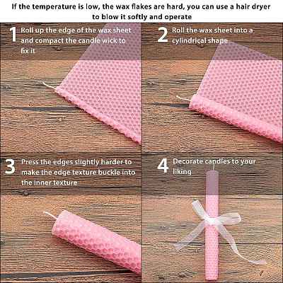 Beeswax Honeycomb Sheets DIY-WH0162-55B-02-1