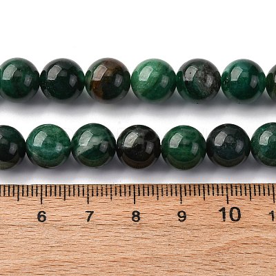 Natural Fuchsite Beads Strands G-K393-A02-10mm-1