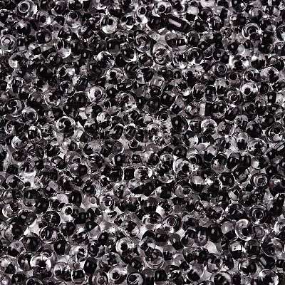 6/0 Inside Colours Transparent Glass Seed Beads SEED-T007-07A-1