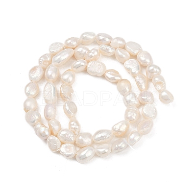 Natural Cultured Freshwater Pearl Beads Strands PEAR-P064-20H-01A-1