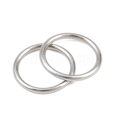 304 Stainless Steel Closed Jump Rings STAS-G393-06P-18-1