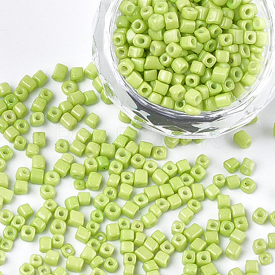 Baking Paint Glass Beads SEED-S023-11A-04-1