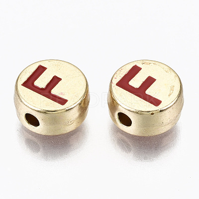 Alloy Enamel Beads LS-X-ENAM-S122-029F-RS-1