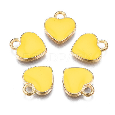Alloy Enamel Charms X-ENAM-S121-041K-1