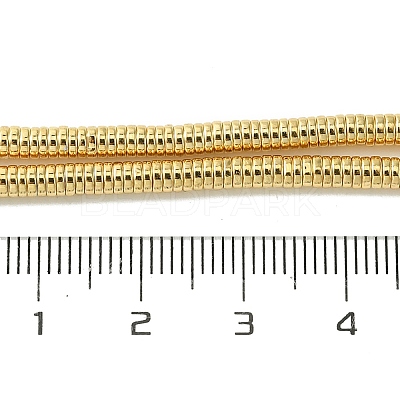 Electroplated Synthetic Non-Magnetic Hematite Beads Strands G-H020-C01-03-1
