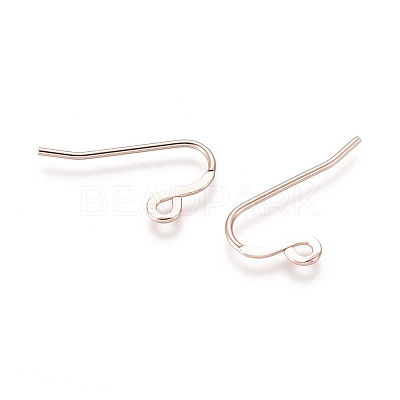 304 Stainless Steel French Earring Hooks LS-STAS-H436-07RG-1