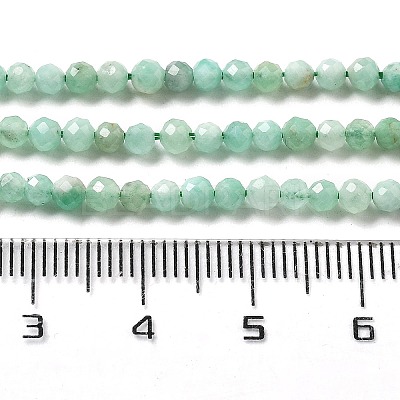 Natural Emerald Beads Strands G-A026-A01-3mm-1