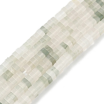 Natural Tianshan Cui Quartzite Beads Strands G-I394-A05-1