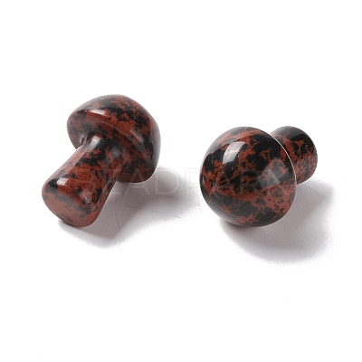 Natural Mahogany Obsidian GuaSha Stone G-A205-26I-1