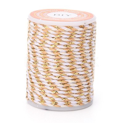 4-Ply Polycotton Cord with Metallic Thread OCOR-Z003-D33-1