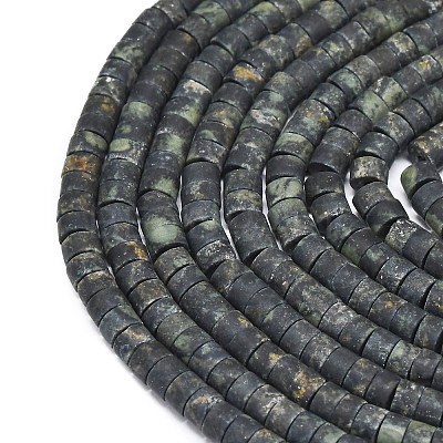 Natural Kambaba Jasper Beads Strands G-P575-B13-4x2mm-1