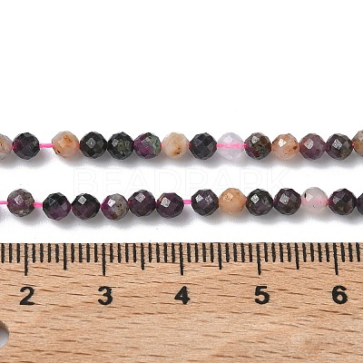 Natural Ruby Beads Strands G-L651-C07-3mm-1
