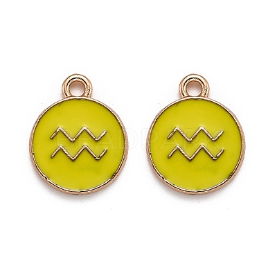 Alloy Enamel Pendants ENAM-S124-01B-14J-1
