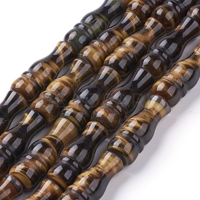Natural Tiger Eye Beads Strands G-G731-02-1