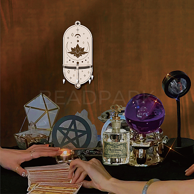 DIY Poplar Wood Dowsing Pendulum Holders HJEW-CN0001-23J-1