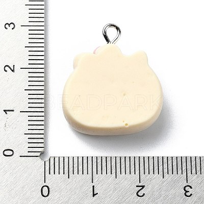 Resin Pendants RESI-I058-04M-1
