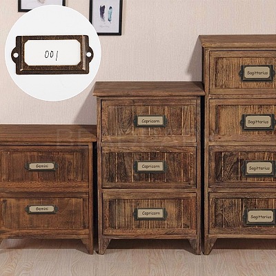 Iron Name Card Label Holder Frames IFIN-GA0001-03-1