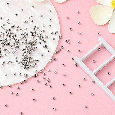 304 Stainless Steel Round Seamed Beads STAS-YW0001-84-1