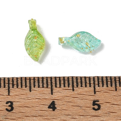 Transparent Acrylic and Gold Foil Pendants AC-CBAF9C1-04A-05-1