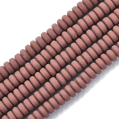 Handmade Polymer Clay Beads Strands LS-CLAY-N008-008-125-1