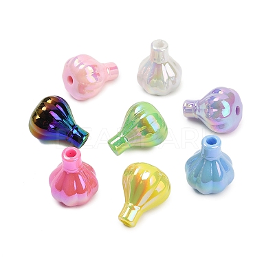 Opaque UV Plating Acrylic Beads PACR-P005-04-1