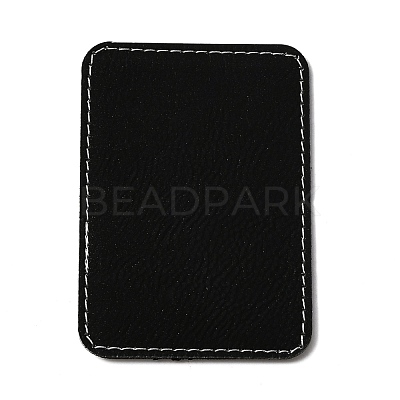 Imitation Leather Laserable Label Tags FIND-WH0112-79B-1
