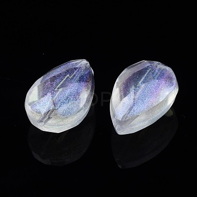 Transparent Acrylic Beads X-OACR-N008-102-1