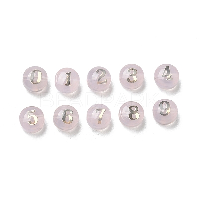 10Pcs Transparency Glass Beads GLAA-Q001-02A-1