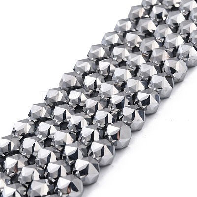 Terahertz Stone Beads Strands G-D461-17B-1