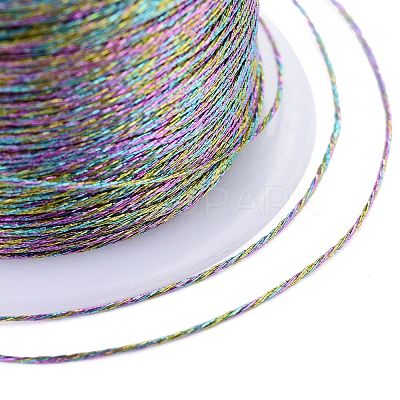 Polyester Braided Metallic Thread OCOR-I007-B-15-1