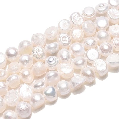 Natural Cultured Freshwater Pearl Beads Strands PEAR-T006-18C-1