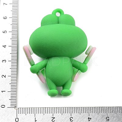 PVC Plastic Big Pendants PVC-M002-02C-1