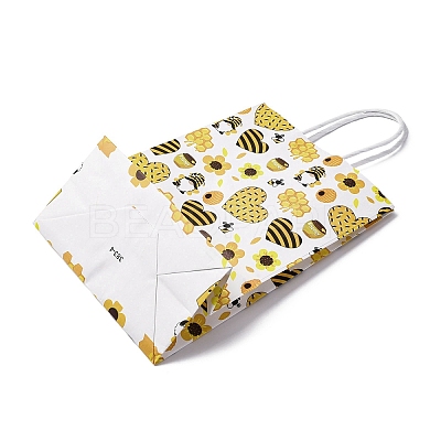 Bees Theme Rectangle Paper Bags CARB-F012-02D-1