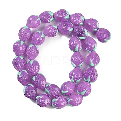 Handmade Lampwork Beads Strand LAMP-I027-10F-1