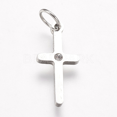 316 Surgical Stainless Steel Pendants X-KK-I612-08P-1