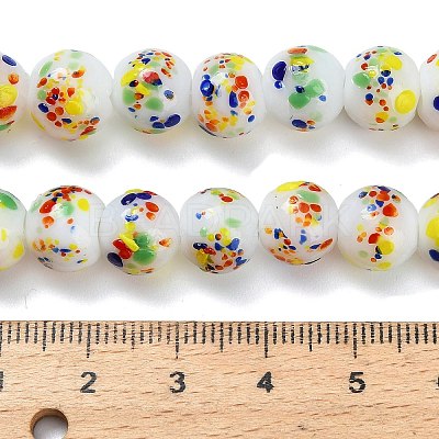 Handmade Lampwork Beads Strands LAMP-H071-01C-03-1