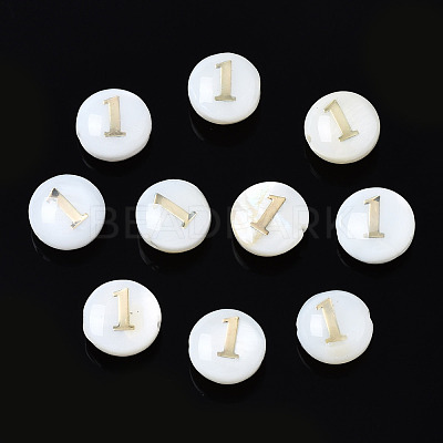 Natural Freshwater Shell Beads SHEL-N003-20-01-1