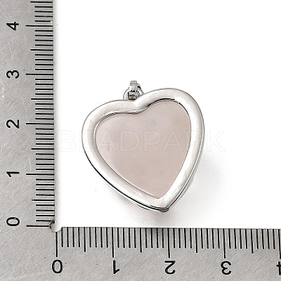 Natural Rose Quartz Pendants GG-CBA7610-04P-12-1