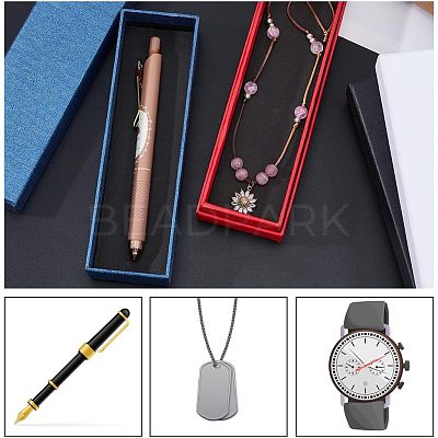 12Pcs 6 Colors Rectangle Cardboard Box CON-DC0001-02-1