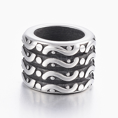 304 Stainless Steel Beads STAS-H440-43AS-1