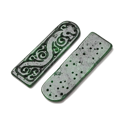 Dyed Natural Myanmar Jade Carved Pendants GG-CBABA9C-02-1