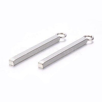 Tarnish Resistant 304 Stainless Steel Pendants STAS-P186-05P-18mm-1