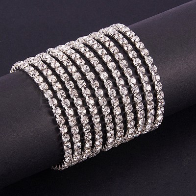 Brass Rhinestone Strass Chains CHC-T001-SS18-01S-1