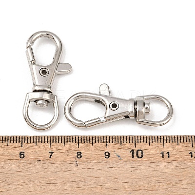 Alloy Swivel Lobster Claw Clasps E547Y-1