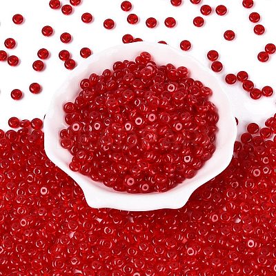 Imitation Jade Glass Seed Beads SEED-Q042-01A-C03-1