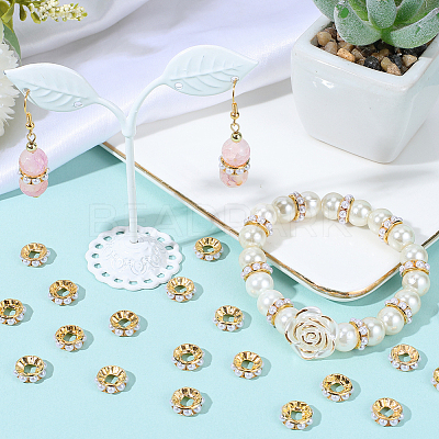 100pcs Alloy Spacer Beads FIND-SC0021-51G-1