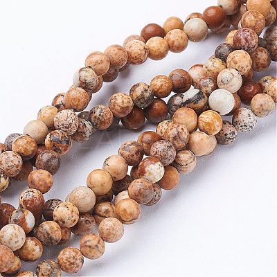 Gemstone Beads Strands GSR4mmC016-1