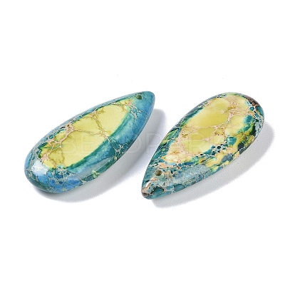 Dyed Synthetic Imperial Jasper Pendants G-P529-07E-1