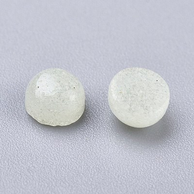 Synthetic Luminous Stone Cabochons X-G-P393-R63-4MM-1